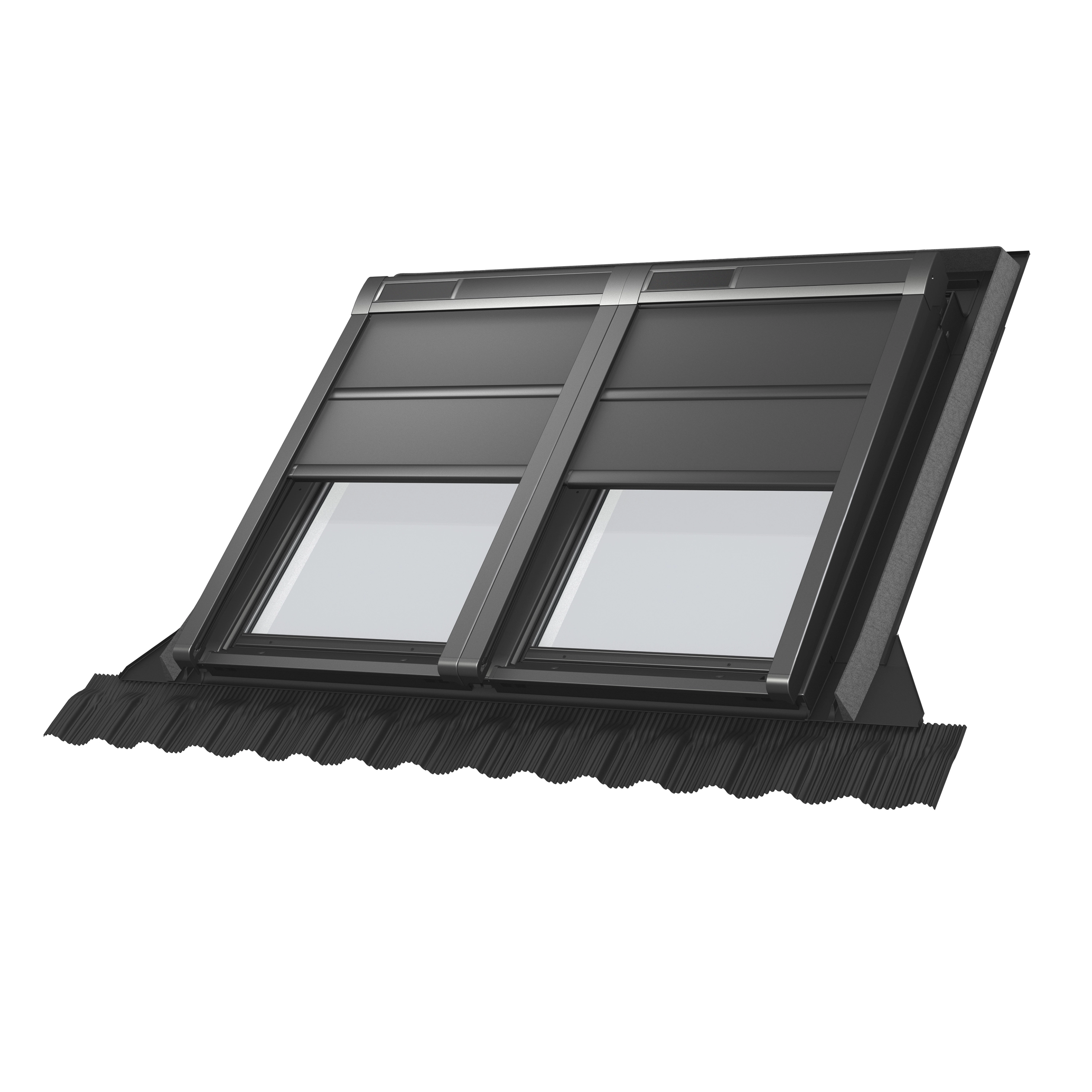 Velux Hitzeschutz-Markise Elektrisch Solar & Verdunkelung SSS MK04 0000S  Schwarz kaufen bei OBI