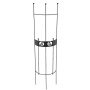 Rankgitter Halbrund 40 cm x 148 cm Schwarz
