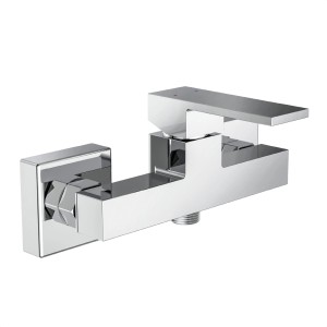 Schütte Duscharmatur Tokyo II, Chrom, Aufputz-Mischbatterie für die Dusche.