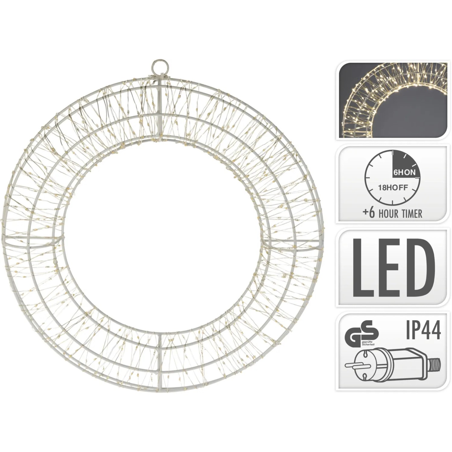 LED-Dekoleuchte Reif Ø 50 cm kaufen bei OBI