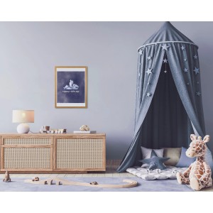 Komar Wandbild Stitch Sunny Side Up, 30x40 cm, im Kinderzimmer.