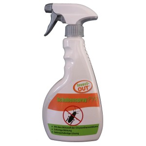 Insect-Out Schabenspray PYR 500ml für die biologische Schädlingsbekämpfung.