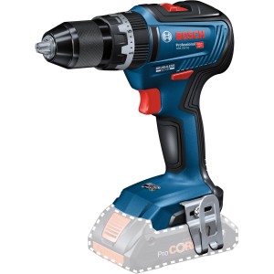 Bosch Professional Akku-Schlagbohrschrauber GSB 18V-55 Solo, blau/schwarz.