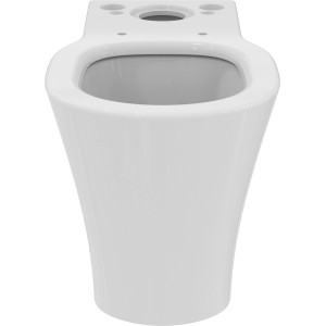 Weißes Ideal Standard Stand-WC Connect Air Tiefspüler, spülrandlos mit AquaBlade Technologie.