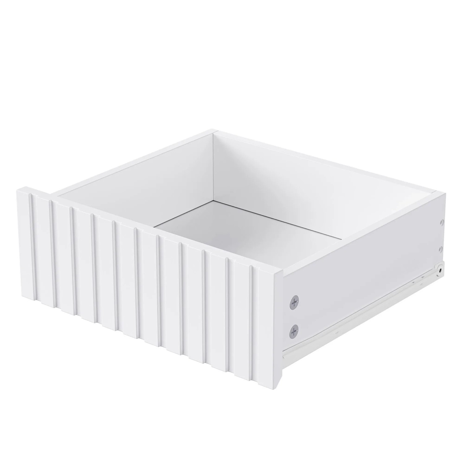 okwish Garderoben Set mit Sitzbank 4 Haken Türen Schubladen 100x180x35cm Weiß_7