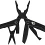 Schwarzes Gerber Multi-Tool Dime mit Zange, Messer, Schere und weiteren 9 Werkzeugen.