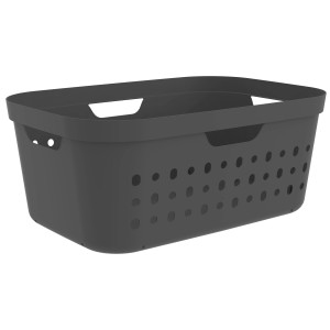 Rotho Wäschekorb Jona 39 l Anthrazit