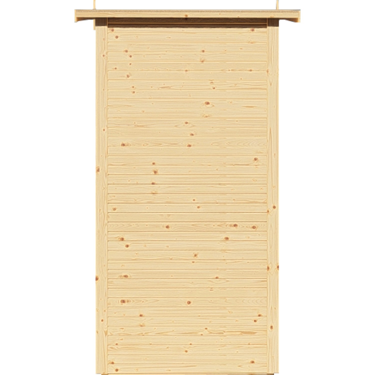 Bertilo Gerätehaus aus naturbelassenem Holz, 103x207 cm, für den Garten. FSC®-zertifiziert.