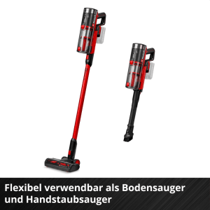 Einhell Akku-Stielstaubsauger TE-SV 18/270 Li BL Solo als Boden- und Handstaubsauger.