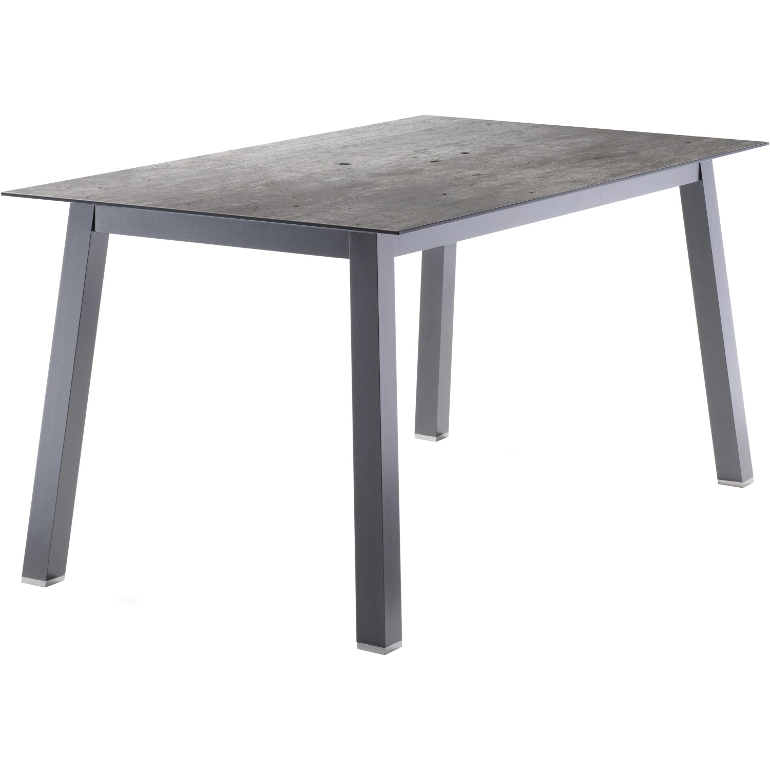 Sieger Gartentisch Rechteckig Eisengrau Beton Hell 160 cm x 90 cm kaufen bei OBI
