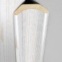Hohlkehlleiste Esche Weiß, foliert, 22x22mm, zur Wand- und Deckenpaneel-Montage.
