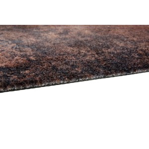 Detailaufnahme: Schöner Wohnen Fußmatte Malibu in Vintage Anthrazit-Braun, 50x70 cm.