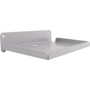 Wagner Ablageplatte Hooks4Tools, silbernes Alu, zur Wandmontage für Werkstatt, Keller oder Garage.