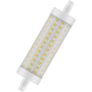 Osram LED R7S Leuchtmittel in Röhrenform, 13W, 1521 Lumen, warmweißes Licht.