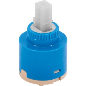 Keramikkartusche Ø 35 mm für Küchenarmatur, blau/beige, Ersatzteil für baliv und weitere Armaturen.