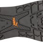 Sohle des Puma Safety Crosstwist Low S3 Arbeitsschuhs in Blau-Orange, Größe 43.