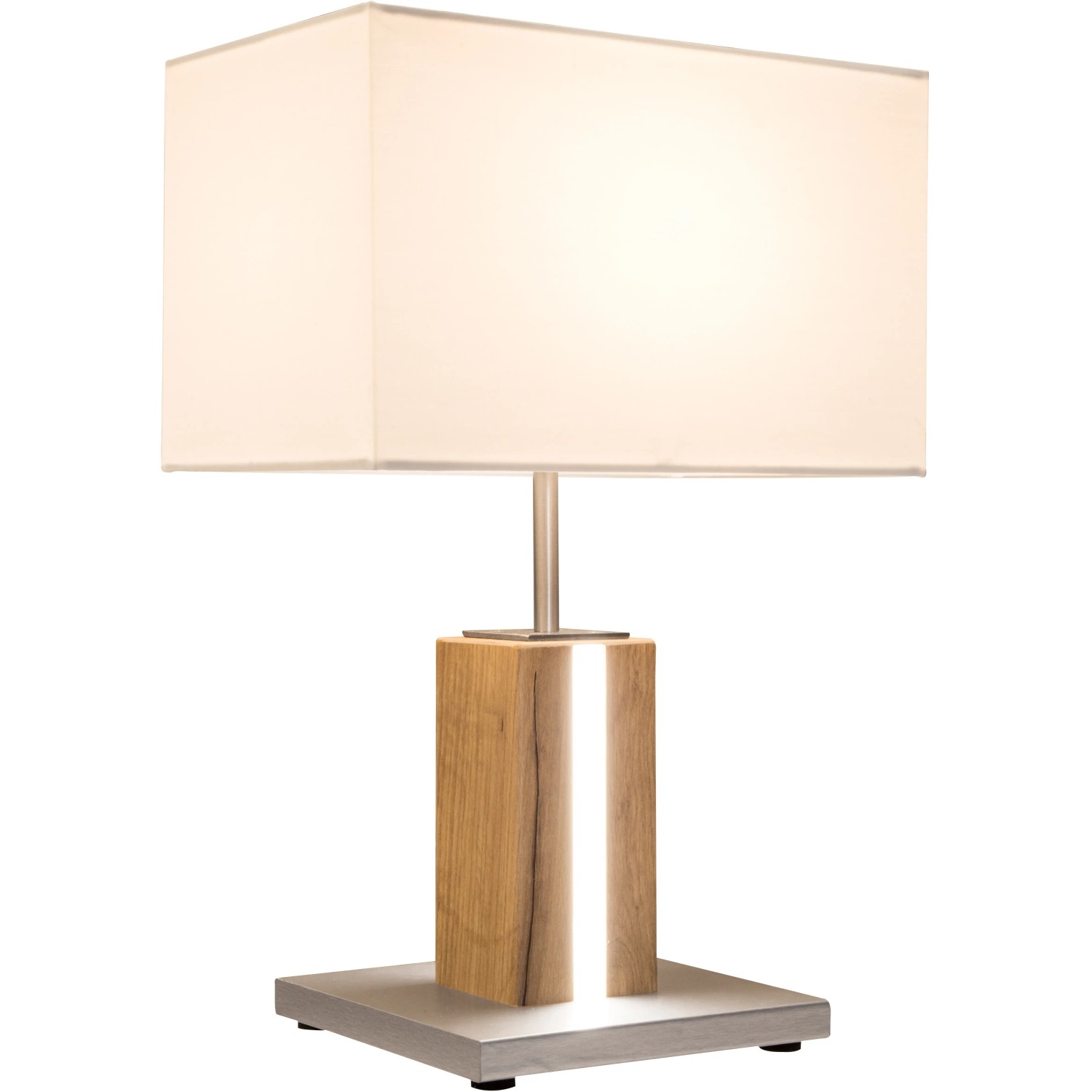 Nino Carmen LED Tischleuchte 52290146 – Mit Touch-Dimmer Und Holzoptik, Dimmbar