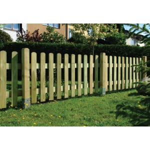 Staketenzaun druckimprägniert 180 cm x 85 cm