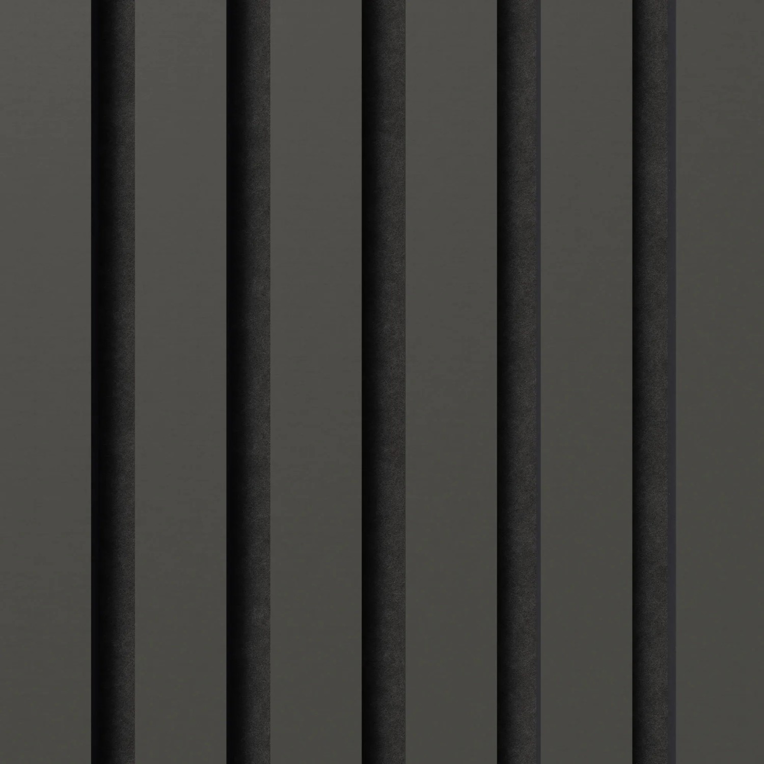 Akustikpaneel Lino Iron, MDF schwarz, Filz schwarz, 60x120 cm, 2er-Set für Wand und Decke.