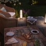 Paulmann LED Lichtobjekt Basket, braun, im Gartenambiente. Dekorative Außenleuchte aus der Plug & Shine Serie.