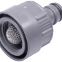 Gardena Hahnstück mit Wasserstop, grau, für Wasserstecker und -dosen.