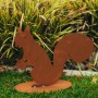 Ferrum Art Design Deko-Figur Eichhörnchen Felix, 34 cm, Edelrost-Optik für den Garten.