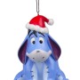 Disney Weihnachtsanhänger: 3D Esel Figur mit roter Weihnachtsmütze als Baumbehang.
