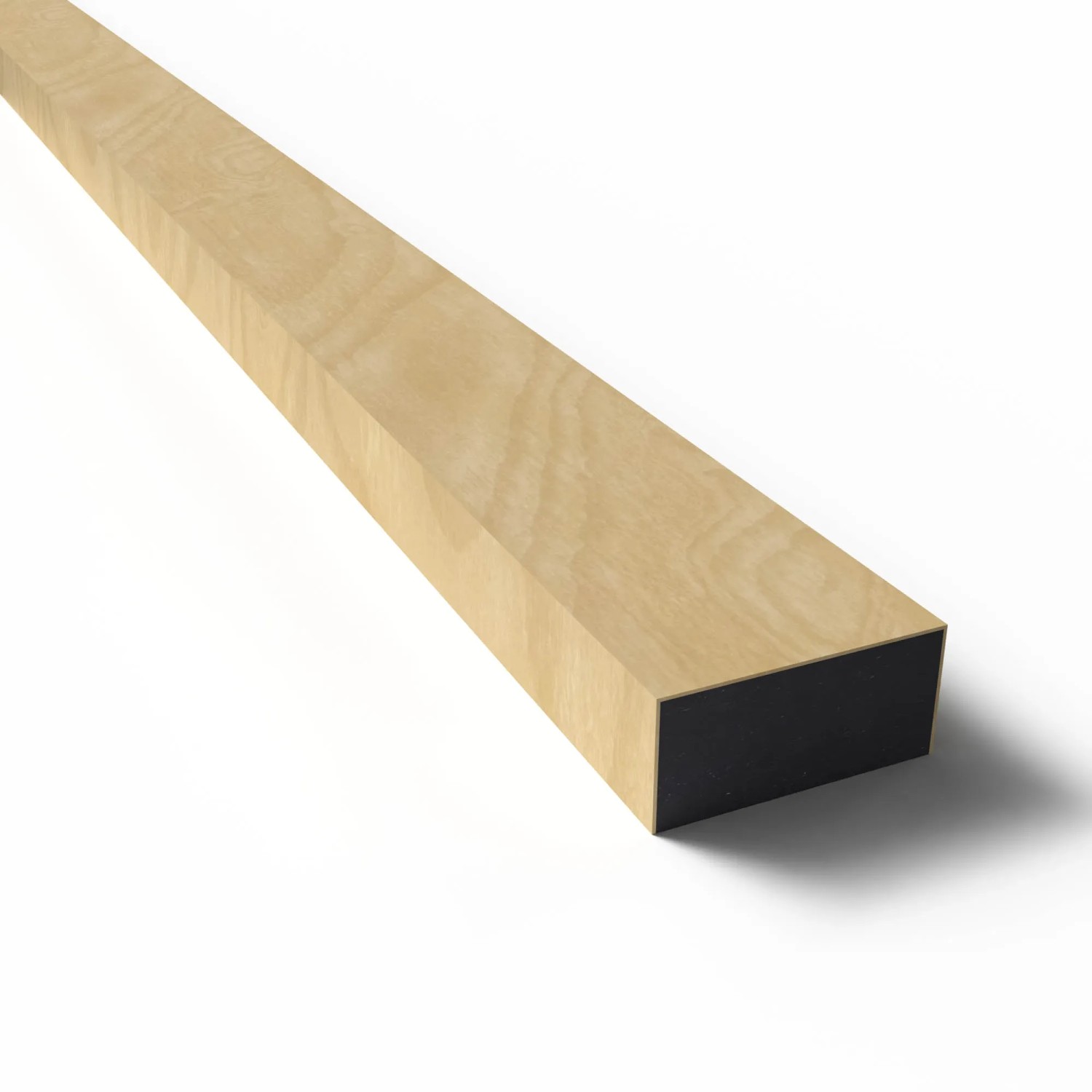 Paneel-Abschlussleiste Esche MDF, schwarz, 6,5x240cm, für den perfekten Paneel-Abschluss.