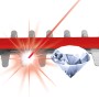 Messer der Einhell Akku-Heckenschere Arcurra 18/55, lasergeschnitten und diamantgeschliffen.
