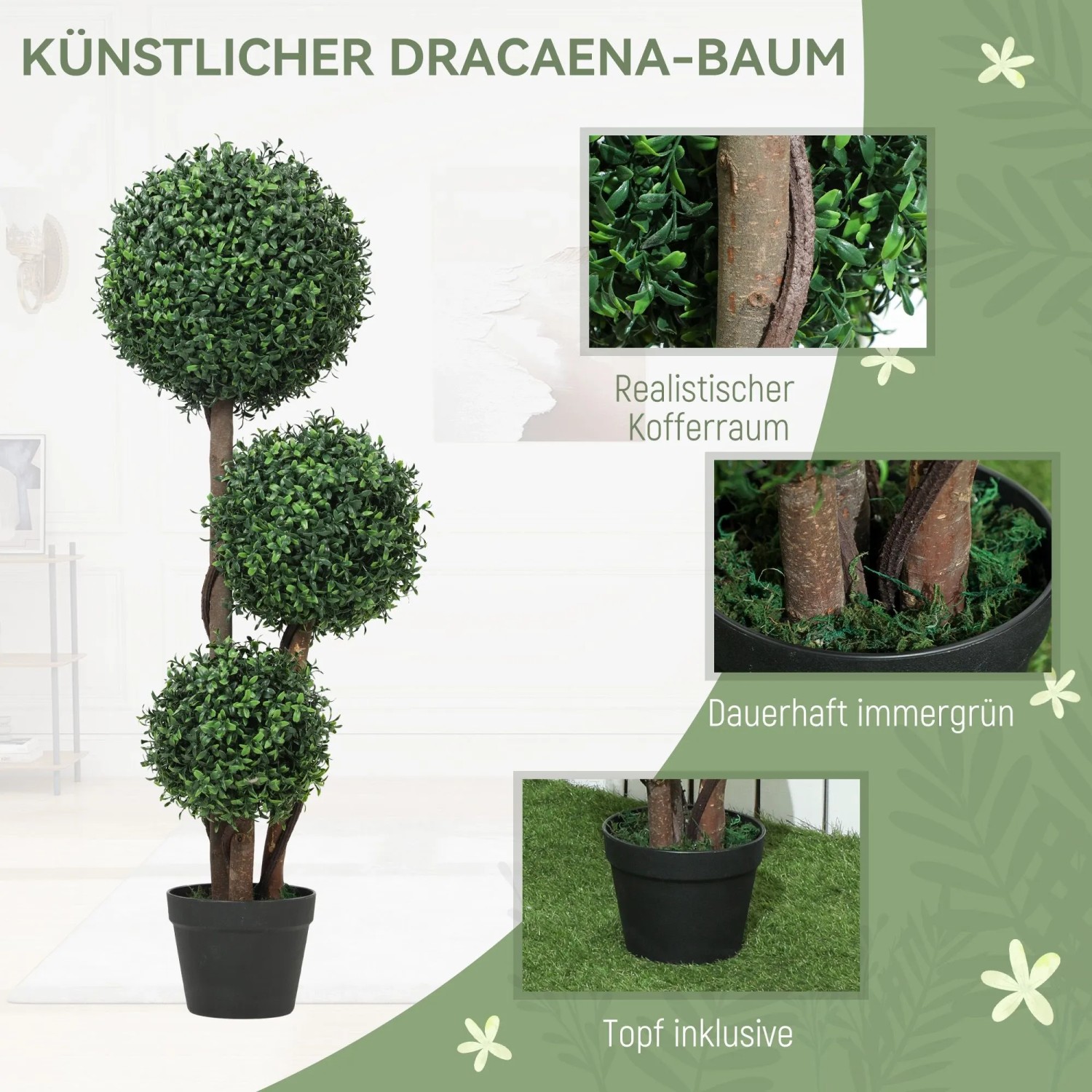 weiße künstliche tannenbäume Weihnachtsbäume – Klassische Bäume in Weiß Variantenbezeichnung:M
