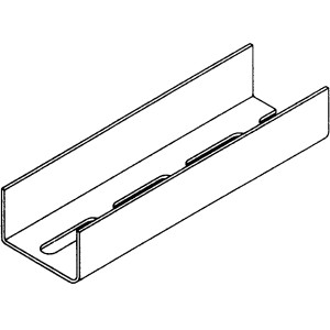 Knauf UA-Profil, 50x40x2 mm, 3250 mm lang, für Gipskartonplatten, Stahlblechprofil, verzinkt.