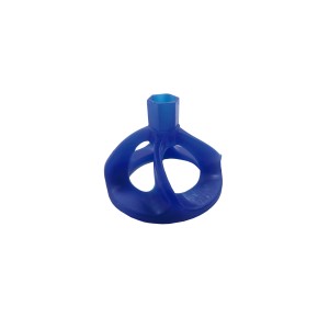 Blaue LUX-TOOLS Gewindehaube für Fliesen-Nivelliersystem, 100 Stück.