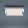 Quadratische, dimmbare LED-Deckenleuchte Edging in Weiß, 46,4x46,4 cm. Modernes Design für Innenräume.