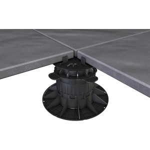 GS Terrassen Stellfuß Plattenlager (40-70 mm) unter Terrassenplatten zur Höhenjustierung.