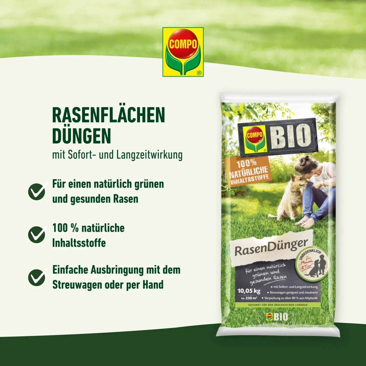 Compo BIO Rasendnger 10,05 kg kaufen bei OBI