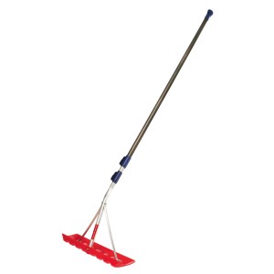 Dach- und Photovoltaik-Schneeräumer 228-500 cm Teleskopierbar Rot