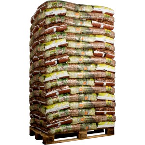 Palette OBI Gartendekor Pinie, 51 Säcke Dekormulch (je 45 l), für Beetabdeckung & Weggestaltung.