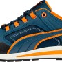Puma Safety Crosstwist Low S3 Sicherheitshalbschuh, blau-orange, Größe 43.