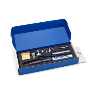 Dremel VersaTip Lötkolben Set 2000-7 im blauen Koffer mit Zubehör.