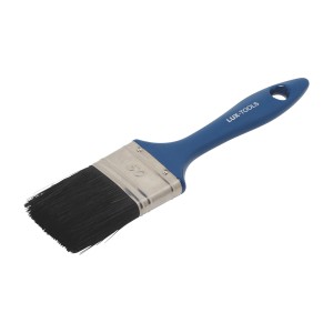 LUX Flachpinsel 50 mm für Lacke und Kunstharz, blaue Griff.