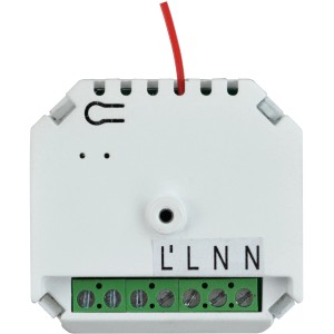 Funk-Empfänger Unterputz Infrae Smart & Easy WiFi, weiß, für elektrische Heizgeräte.