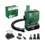 Bosch Akku-Luftpumpe EasyInflate 18V-500 mit Zubehör und Akku-Pack im Set.