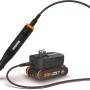 Worx MakerX Akku-Multifunktionswerkzeug WX739 mit HubX und Zubehör.
