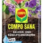 Sack Compo Sana Balkon- und Kübelpflanzenerde, 50L. Spezialerde mit Nährstoffversorgung für Balkon- und Terrassenpflanzen.