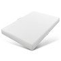 okwish Polsterbett mit Bettkasten LED-Licht Kinderzimmer mit Matratze 140x200cm Grau_9