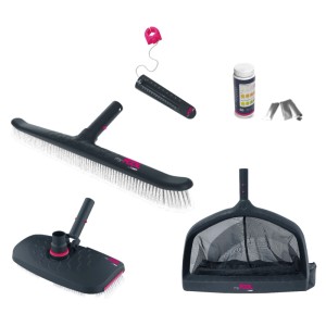 myPOOL Starter Pool-Set Blau-Pink 5-teilig