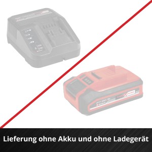 Einhell Akku-Universalschneider TE-UC 18/6 Li - Solo: Lieferung ohne Akku und Ladegerät.