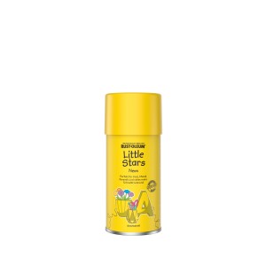 Rust-Oleum Little Stars Neon Sprühfarbe Sonnenstrahl, gelbe Leuchtfarbe für Innenräume.