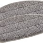 Leifheit Ersatzpads CleanTenso, 2 graue Mikrofaser-Pads für Dampfreiniger.