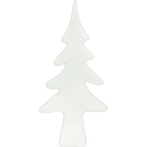 Deko-Figur Tannenbaum 22 cm x 10,5 cm x 3,5 cm Weiß